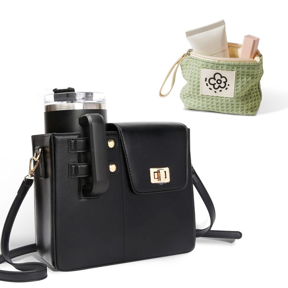 Outdoor Portable Crossbody Water Bottle Storage Bag, Adjustable Water Bottle :|